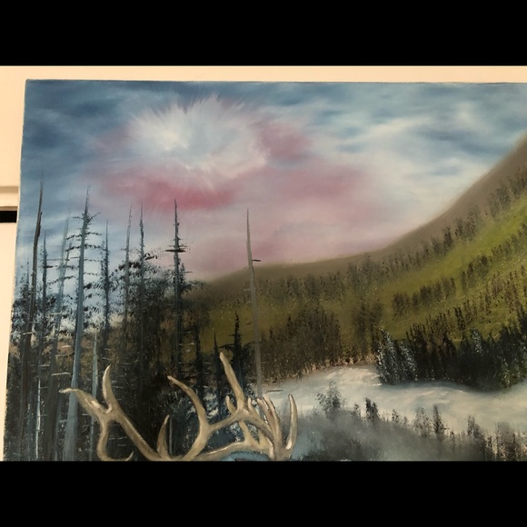 🖼Vintage 1985 Original Oil/Acrylic Canvas -Signed-Archive Reference- landscape - Picture 8 of 16